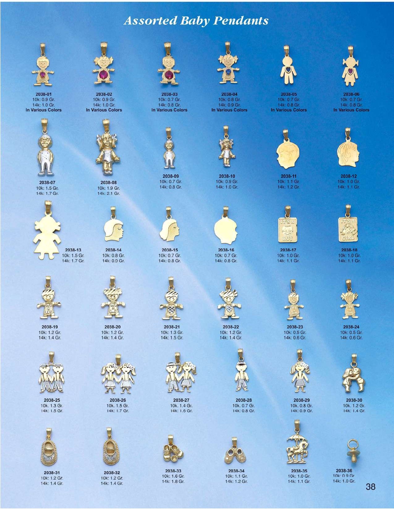 Assorted Pendants