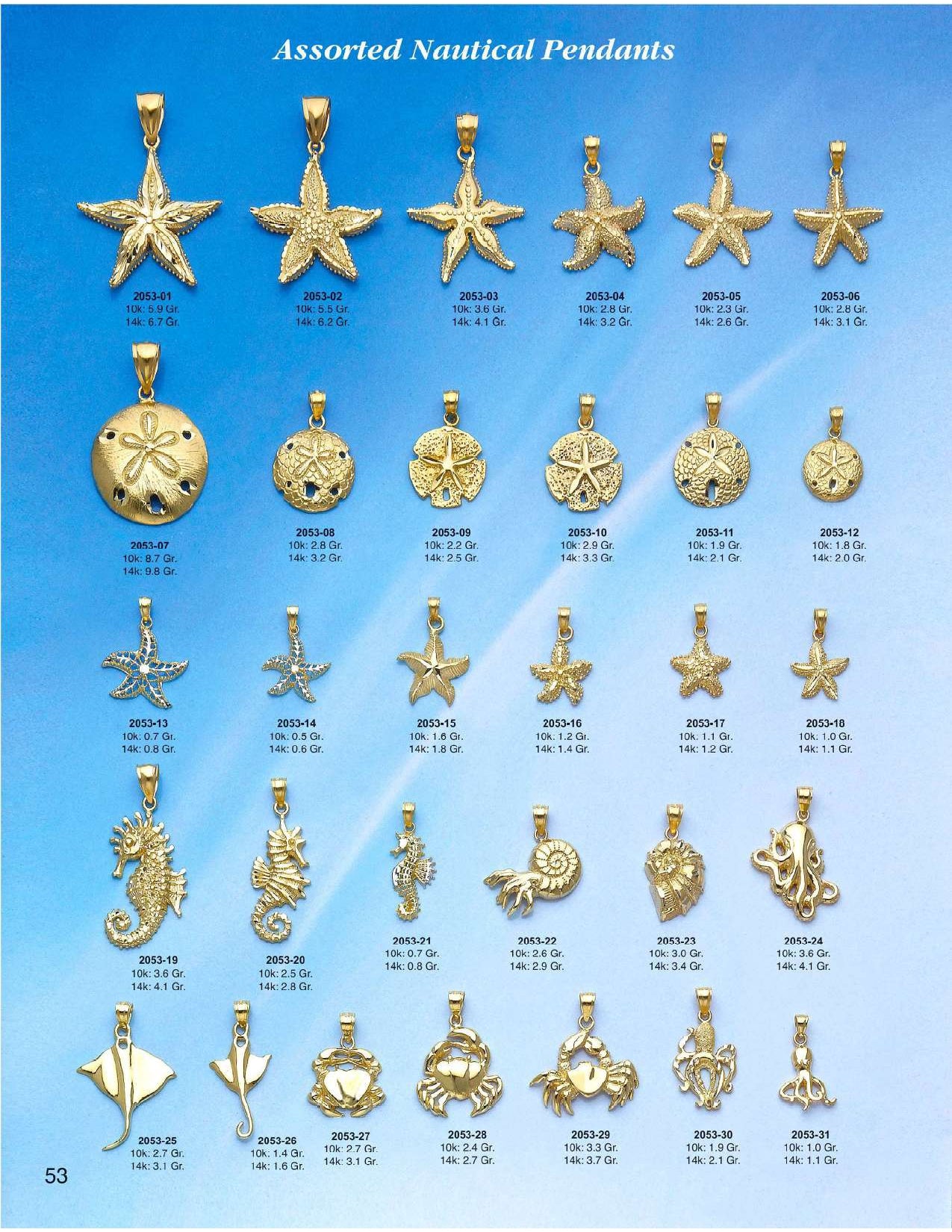 Assorted Pendants