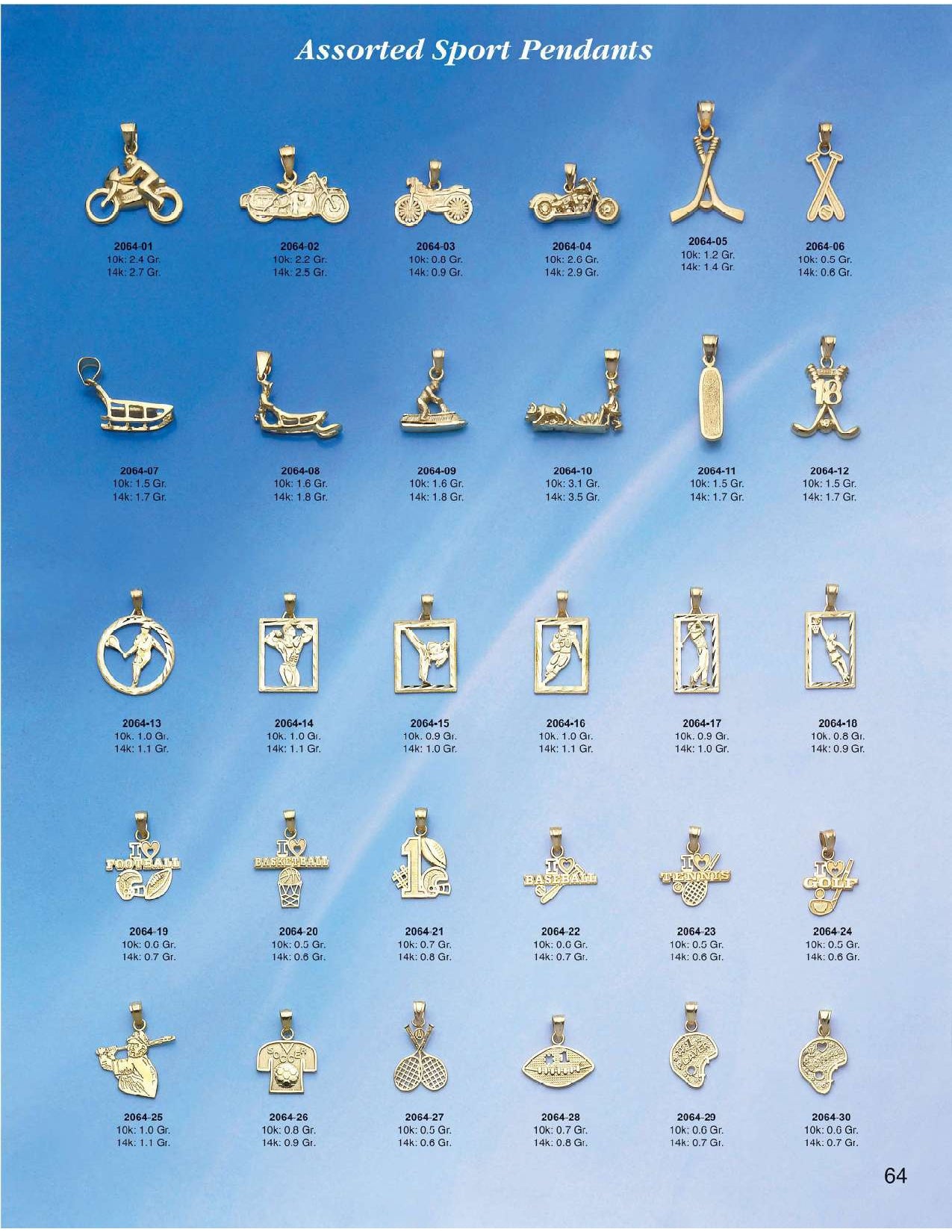 Assorted Pendants